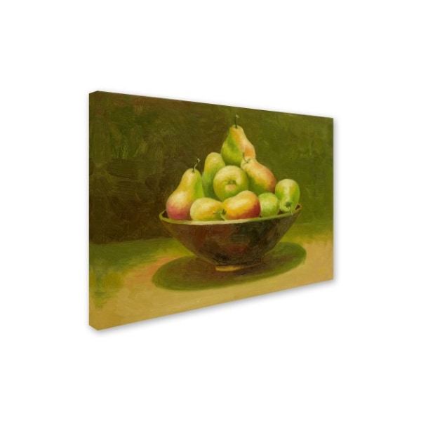 Rio 'Still Life With Pears' Canvas Art,18x24